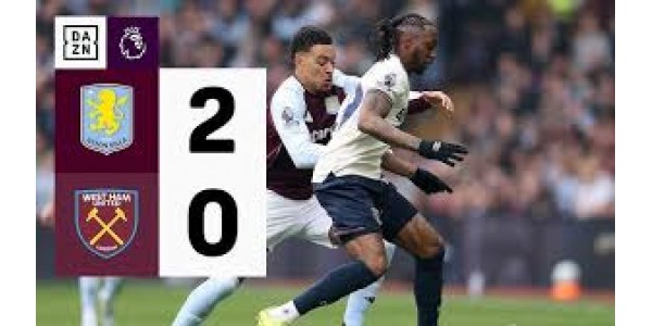 Aston Villa 2-0 West Ham United